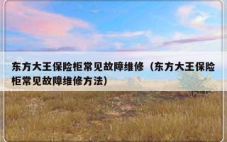 东方大王保险柜常见故障维修（东方大王保险柜常见故障维修方法）