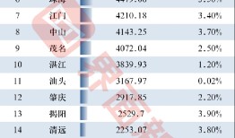 广东21市2024年GDP：广州和深圳差距拉大至近6000亿，湛江、汕头增速全省垫底|界面新闻