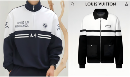 1.6万元LV大衣被指撞衫86元中学校服，客服回应|界面新闻