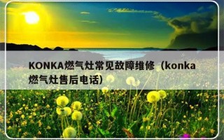 KONKA燃气灶常见故障维修（konka燃气灶售后电话）