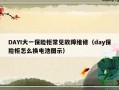 DAYI大一保险柜常见故障维修（day保险柜怎么换电池图示）