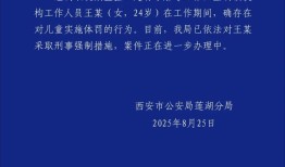 西安一4岁孤独症女童被康复机构老师殴打？警方通报|界面新闻 · 快讯