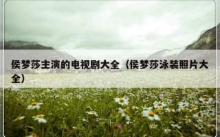 侯梦莎主演的电视剧大全（侯梦莎泳装照片大全）