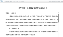 华信信托重组迎关键进展，国资重整方拟收购个人投资者信托受益权|界面新闻
