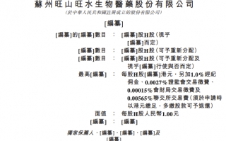 旺山旺水向港交所重新递交上市申请|界面新闻 · 快讯