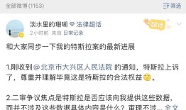 车顶维权案当事人称特斯拉上诉了，此前其曾被判赔偿17万元|界面新闻 · 汽车