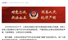 江淮汽车称被捏造散布3000余条虚假信息，合肥警方凌晨通报立案调查|界面新闻 · 汽车