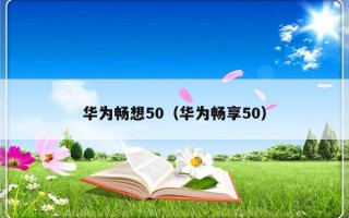 华为畅想50（华为畅享50）