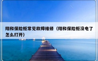 翔和保险柜常见故障维修（翔和保险柜没电了怎么打开）