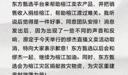 舆论质疑下东方甄选与缪杰义卖直播取消，俞敏洪道歉|界面新闻 · 科技
