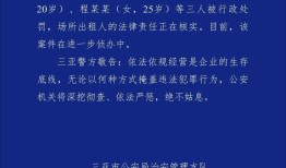 三亚警方通报一起涉黄案：一私人影院经营者被刑拘，三名员工被行政处罚|界面新闻 · 快讯