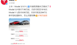 特斯拉中国推出5年0息和7年超低息购车方案，去年电动汽车销量首次被比亚迪超越|界面新闻 · 汽车