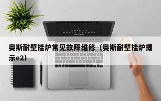 奥斯耐壁挂炉常见故障维修（奥斯耐壁挂炉提示e2）