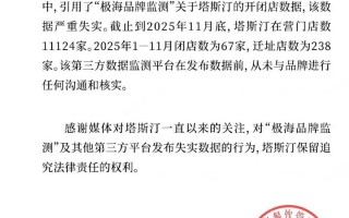 90天关了907家店？塔斯汀发声明回应|界面新闻