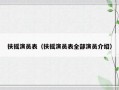 扶摇演员表（扶摇演员表全部演员介绍）