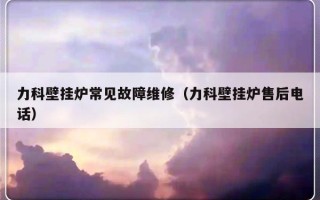 力科壁挂炉常见故障维修（力科壁挂炉售后电话）