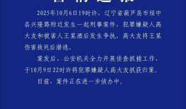 辽宁绥中县发生刑事案件，警方通报：犯罪嫌疑人已被抓获归案|界面新闻 · 快讯