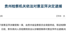 大搞权钱交易！贵州大数据发展管理局原局长景亚萍被决定逮捕|界面新闻 · 中国