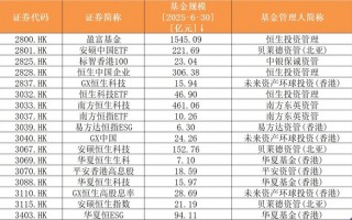 ETF互联互通三周年：265只产品双向开花，南向资金最爱哪只基金？|界面新闻