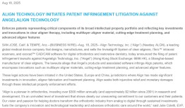 隐适美把国产巨头时代天使告了|界面新闻