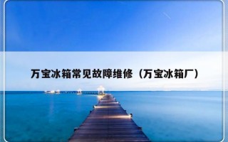 万宝冰箱常见故障维修（万宝冰箱厂）