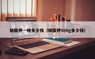 硝酸钾一吨多少钱（硝酸钾500g多少钱）