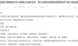 河北医保局官宣主动脉支架集采，心脉医疗股价大跌|界面新闻