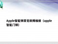 Apple智能锁常见故障维修（apple智能门锁）