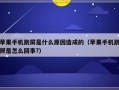 苹果手机跳屏是什么原因造成的（苹果手机跳屏是怎么回事?）