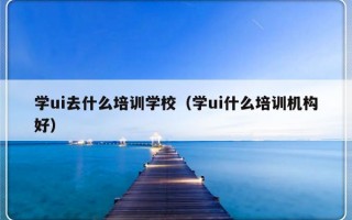 学ui去什么培训学校（学ui什么培训机构好）