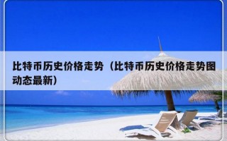 比特币历史价格走势（比特币历史价格走势图动态最新）