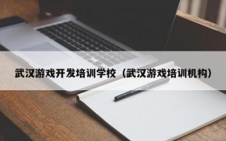 武汉游戏开发培训学校（武汉游戏培训机构）