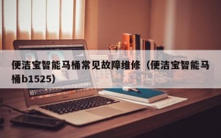 便洁宝智能马桶常见故障维修（便洁宝智能马桶b1525）