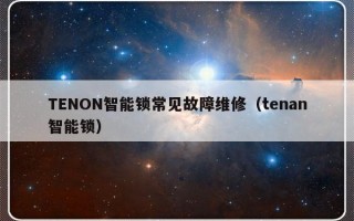 TENON智能锁常见故障维修（tenan智能锁）