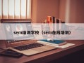 sem培训学校（sem在线培训）