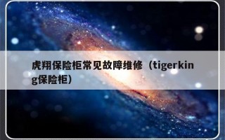 虎翔保险柜常见故障维修（tigerking保险柜）