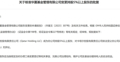网易订阅: -“中东资本”卡塔尔控股成为华夏基金第三大股东，外资不断加仓中国|界面新闻