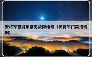 安将军智能锁常见故障维修（安将军门禁接线图）