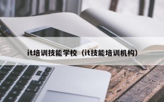 it培训技能学校（it技能培训机构）