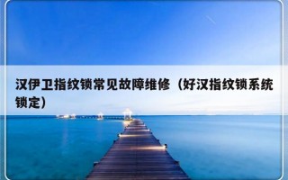 汉伊卫指纹锁常见故障维修（好汉指纹锁系统锁定）