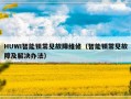 HUWI智能锁常见故障维修（智能锁常见故障及解决办法）