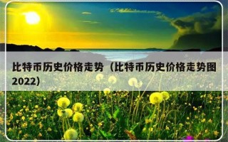 比特币历史价格走势（比特币历史价格走势图2022）