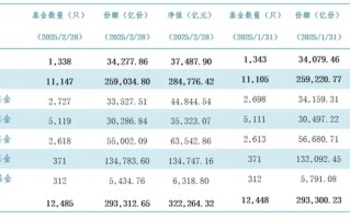 中基协：截至2月底公募基金资产净值合计32.23万亿元|界面新闻 · 快讯
