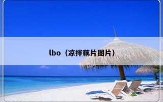 lbo（凉拌藕片图片）