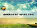 程序就业培训学校（程序员就业培训）