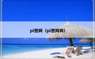 pi想网（pi想网网）