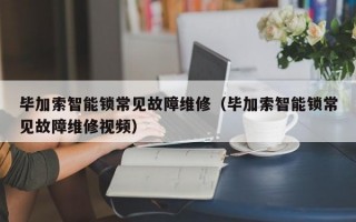 毕加索智能锁常见故障维修（毕加索智能锁常见故障维修视频）