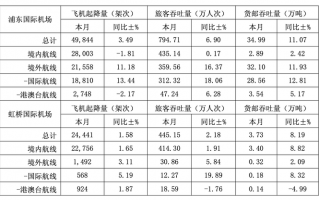 上海机场：8月浦东国际机场旅客吞吐量同比增长6.9%|界面新闻 · 快讯