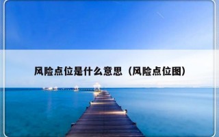 风险点位是什么意思（风险点位图）