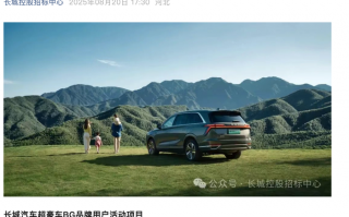 长城汽车超豪华车项目启动招标，要求服务过劳斯莱斯等品牌|界面新闻 · 汽车
